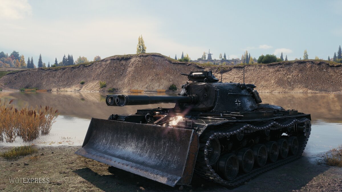 M48A2 Räumpanzer с ковшиком