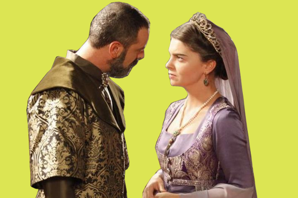 Михримах и Рустем в сериале «Великолепный век»