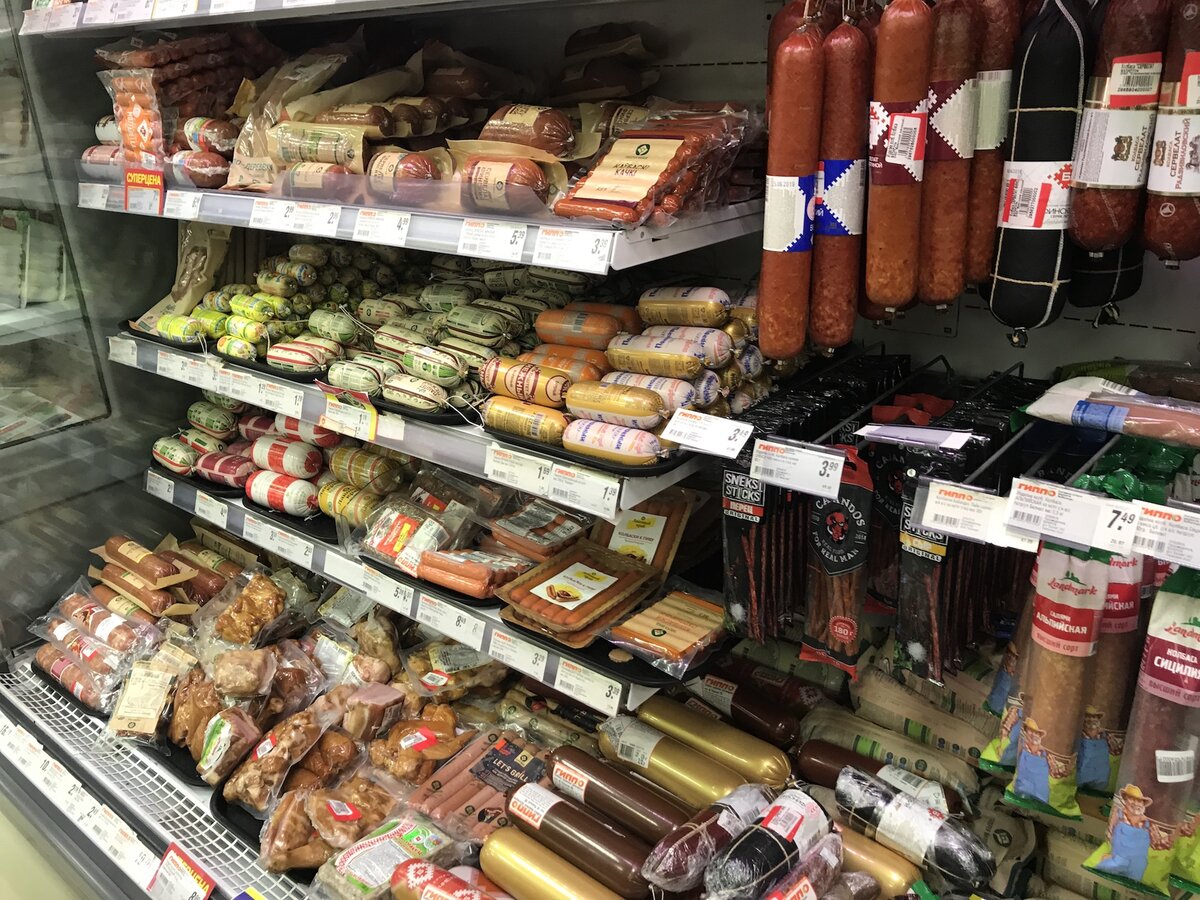 В белорусском магазине.