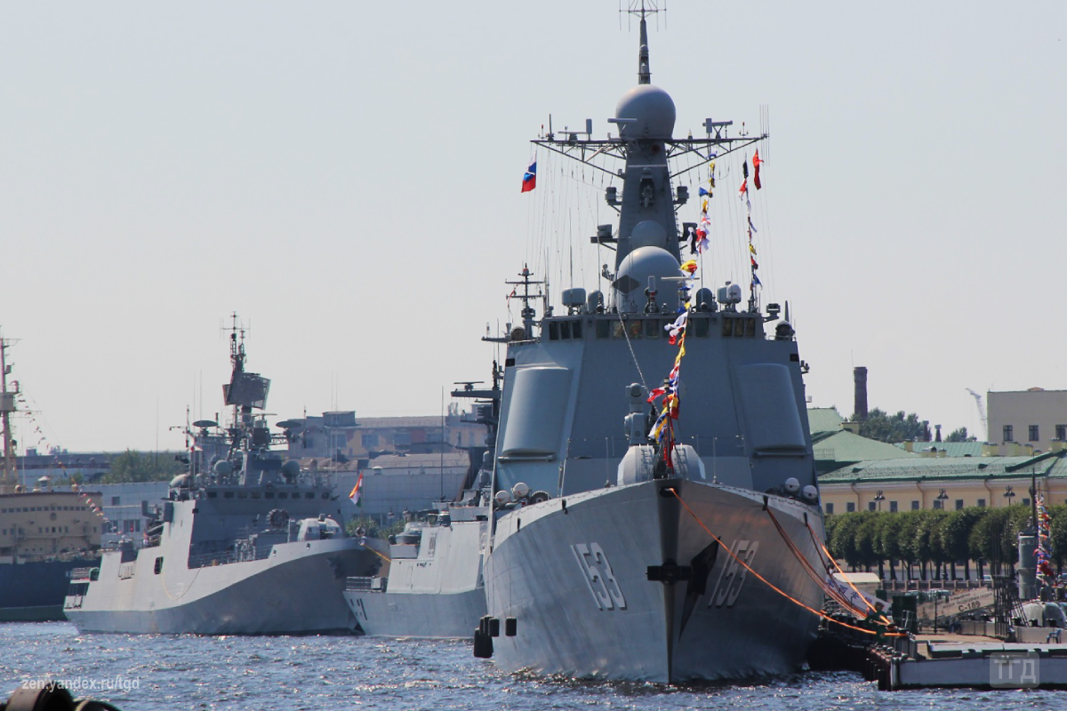 Иностранные корабли на Главном военно-морском параде – 2019 / Фото: ТГД
