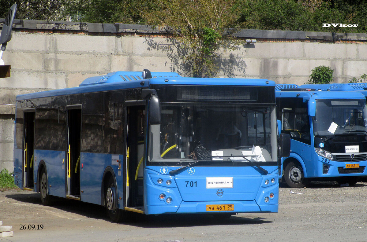 Рестайлинговый ЛиАЗ 5292.65 во Владивостоке. (Автор фото: DVkor) 