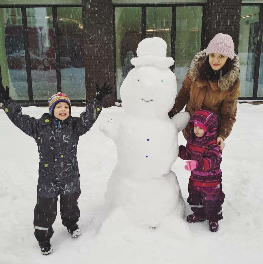 Шапка на мне из Дропс Эскимо