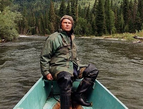 Михаил Привалов взялся подбросить нас ближе к заимке Агафьи Карповны. Фото: Валерий Бодряшкин/"Красноярский рабочий"