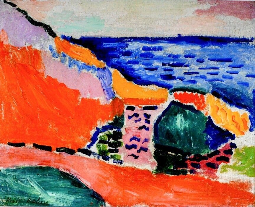 Анри Матисс. Прибрежный пейзаж. 1905. (La Moulade (Collioure in the summer)). 
