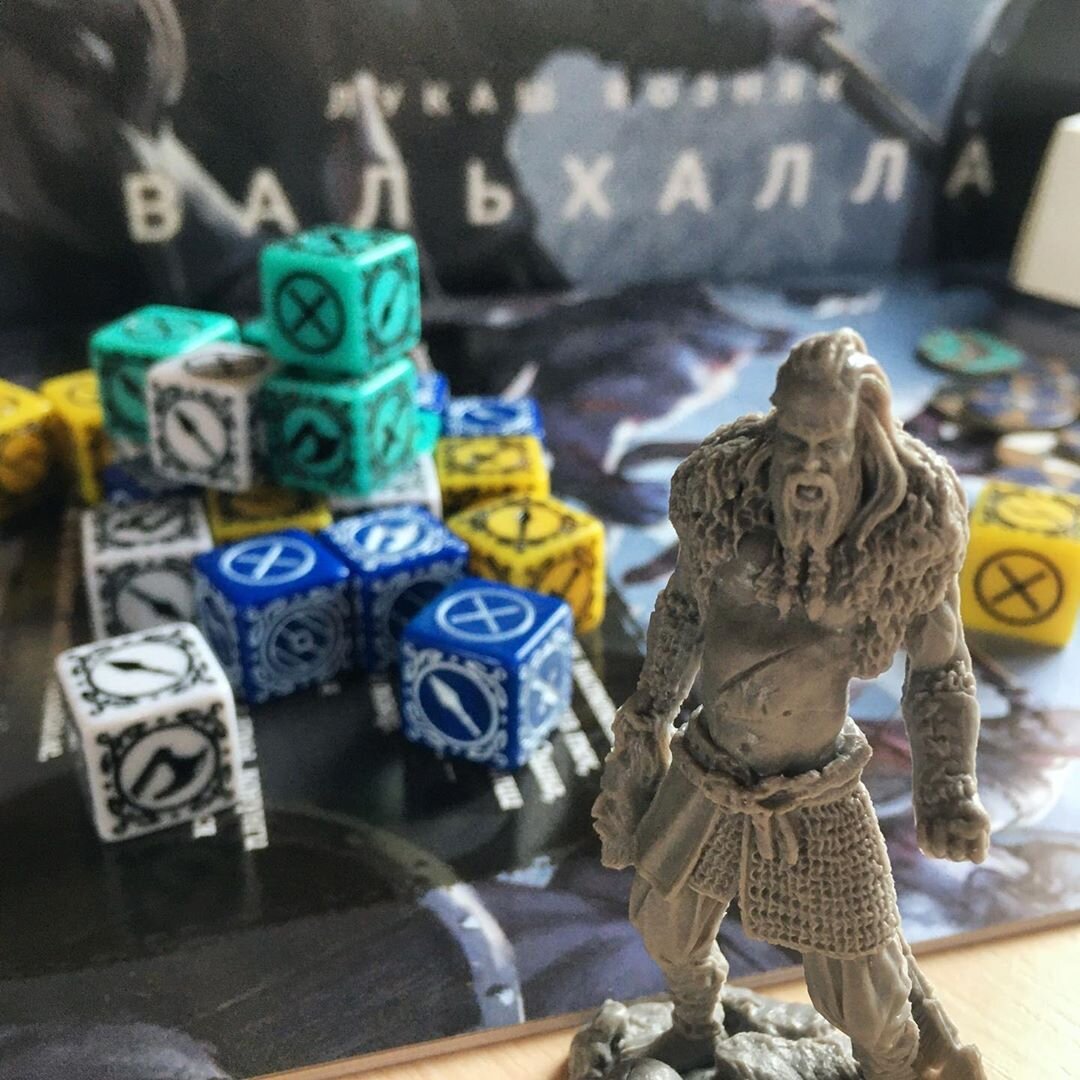 "Вальхалла" — игра про викингов и славные бои для 1—6 игроков.