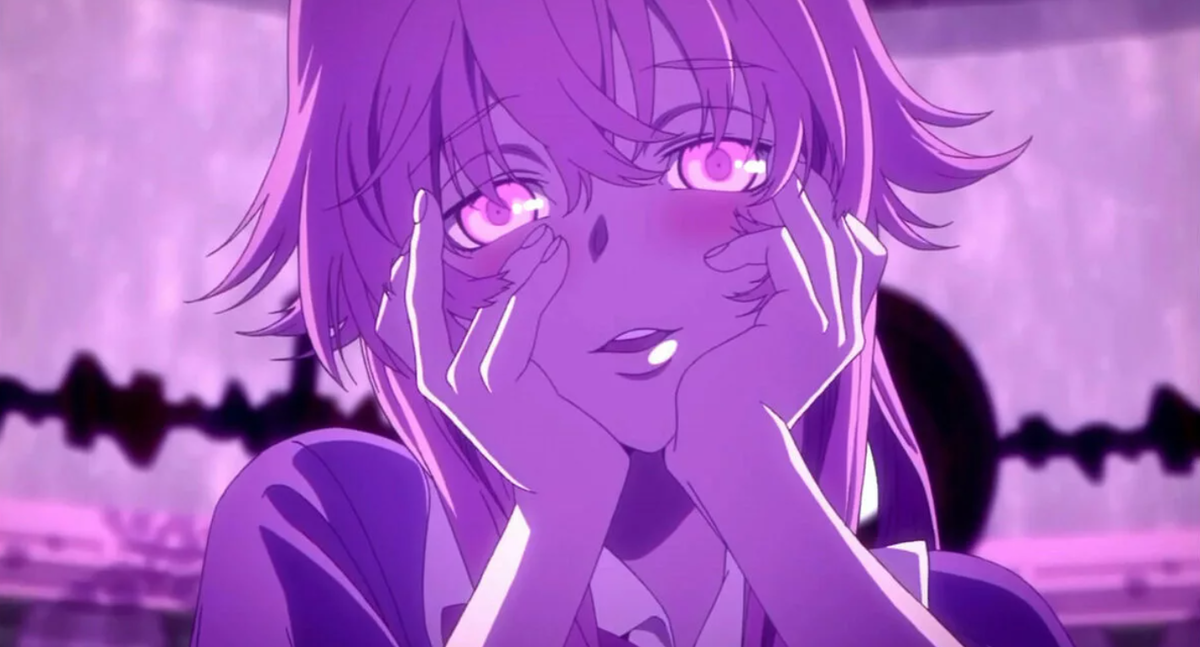 Фото из аниме "Mirai Nikki".