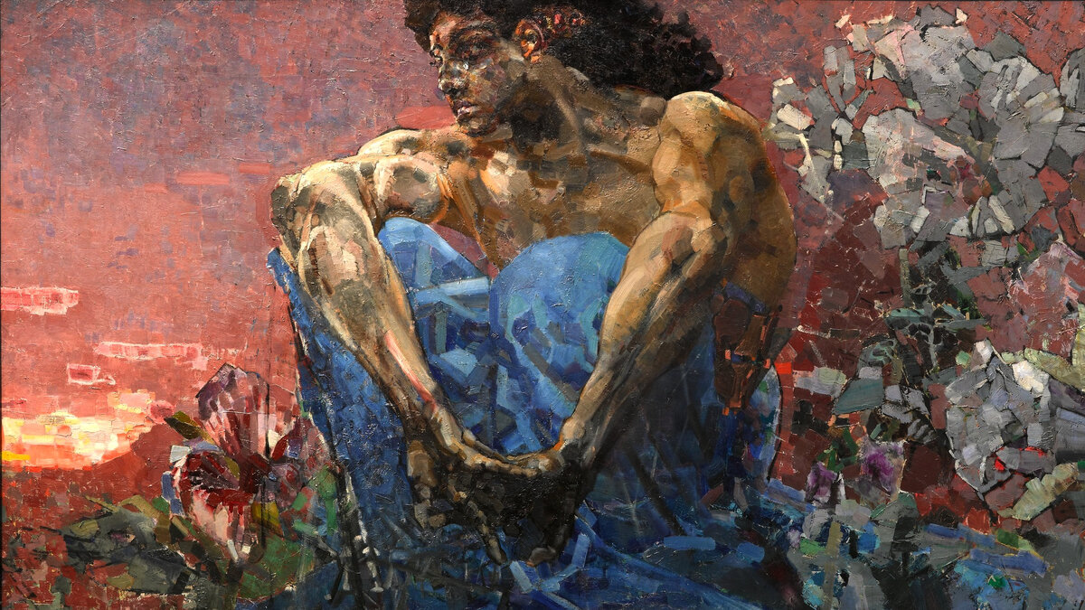 М.А. Врубель "Демон сидящий", 1890