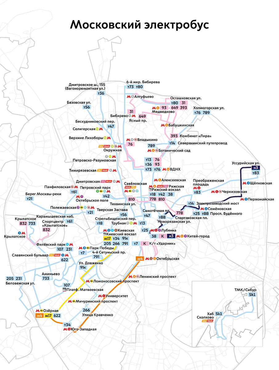 Актуальная схема маршрутов, с сайта ГУП "Мосгортранс"