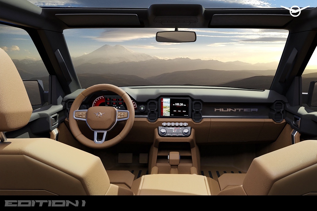 Рендер нового салона УАЗ