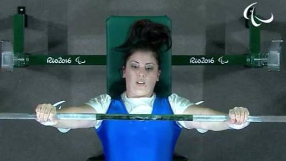 Грета на Паралимпиаде в Рио в 2016 году