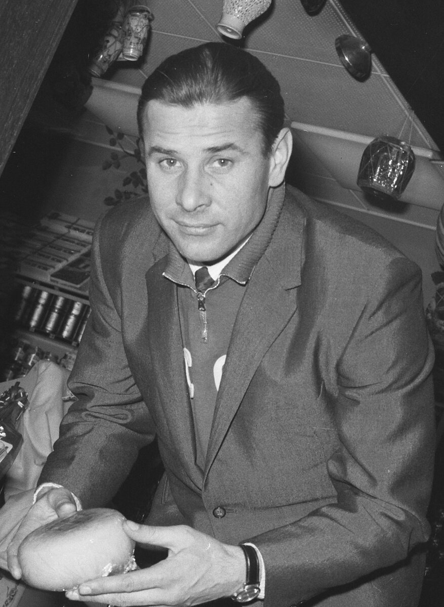 Лев Яшин, 1965 год. Автор: Kroon, Ron / Anefo - wikimedia (CC BY-SA 3.0 NL)