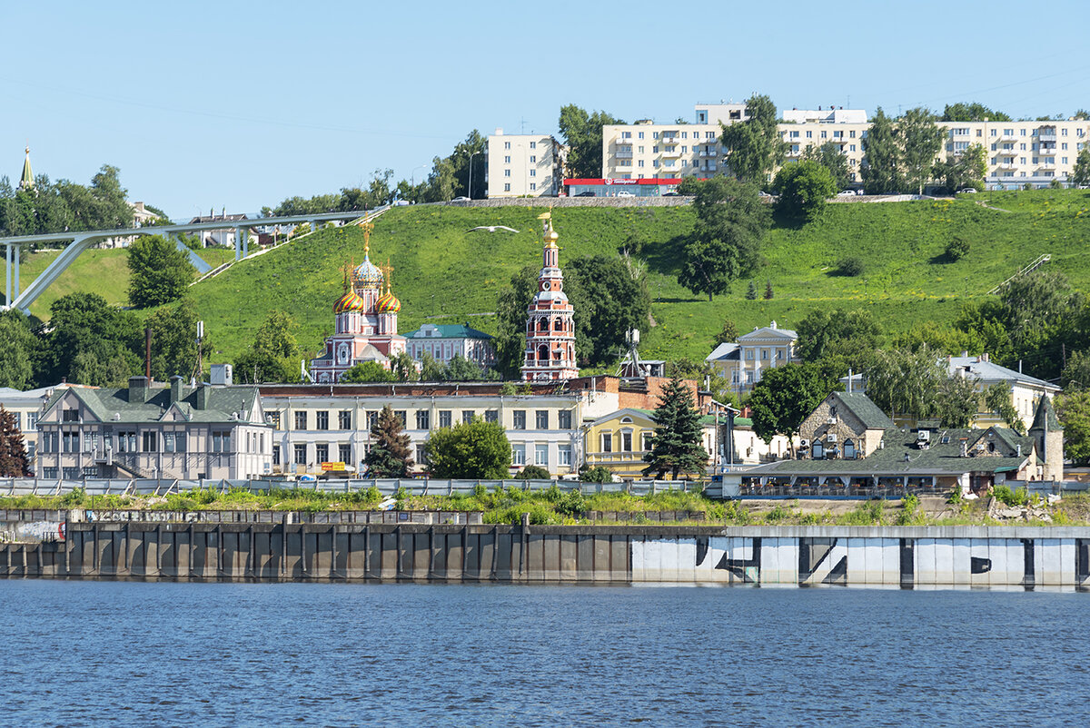 Вид на набережную. Нижний Новгород. Фото автора
