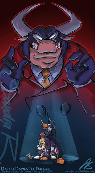 Тарас Бульба второй злодей с кем встретился Черный Плащ.