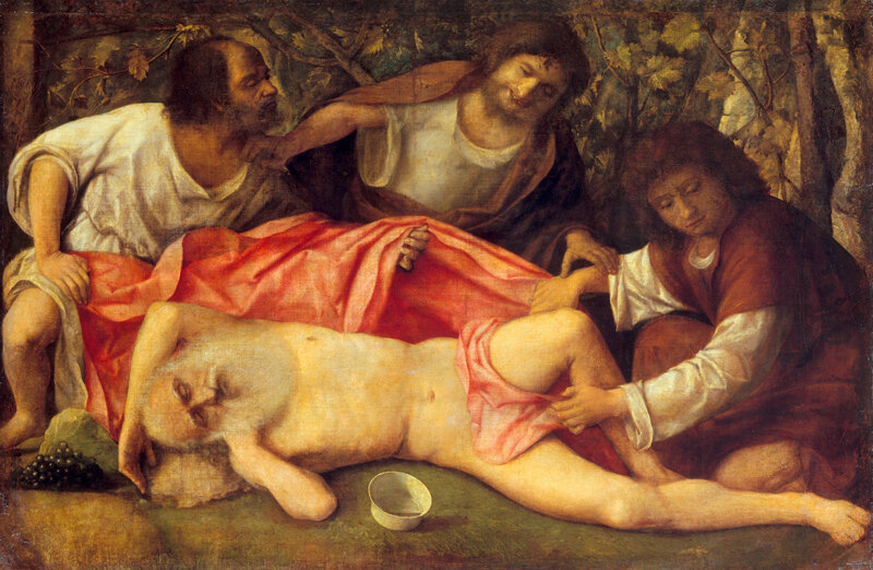 Джованни Беллини. «Опьяневший Ной». 1515 год