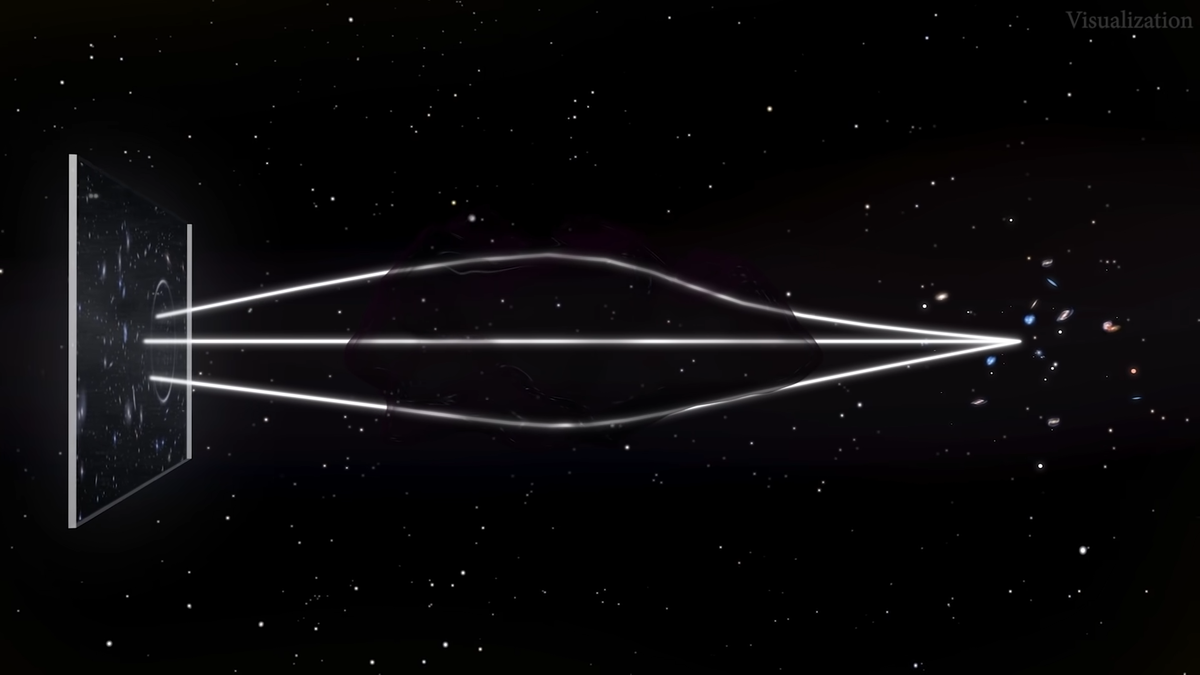 Гравитационное линзирование – эффект, который работает как гигантская увеличительная линза