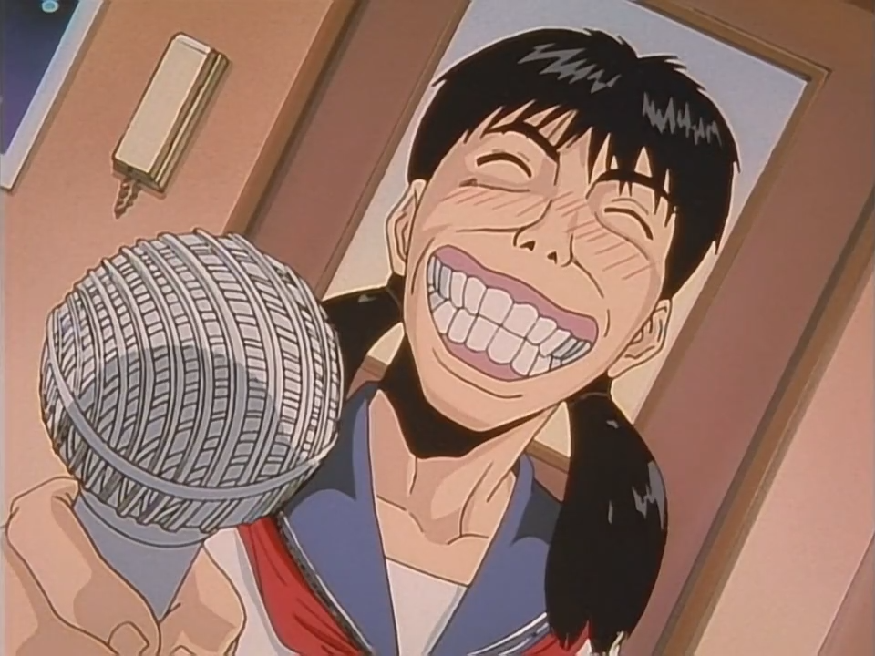 Кадр из аниме GTO, 5 серия