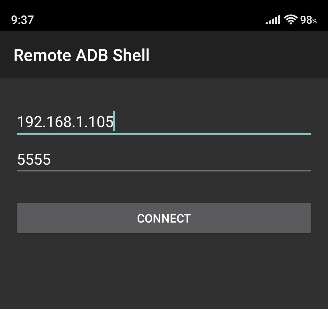 Remote ADB Shell Android TV команды.