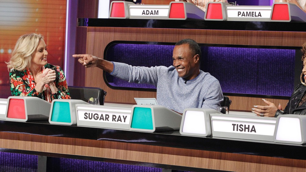 Рэй Леонард на съемках ТВ-шоу