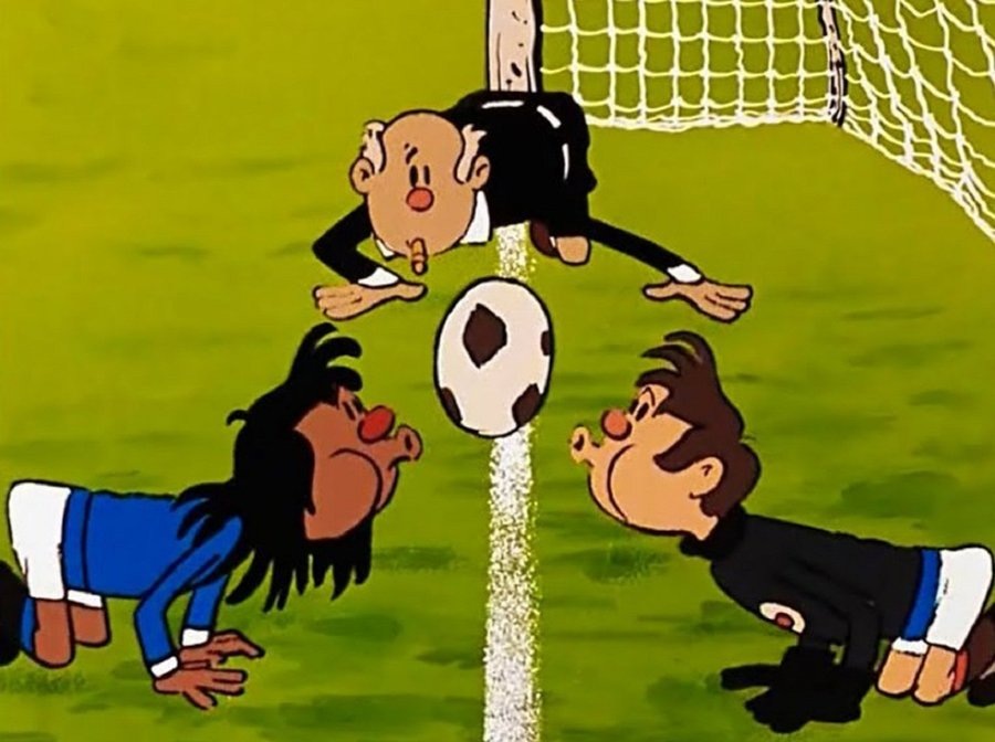 Кадр из фильма "Футбольные звезды" взят для иллюстрации из Яндекс Картинки.  