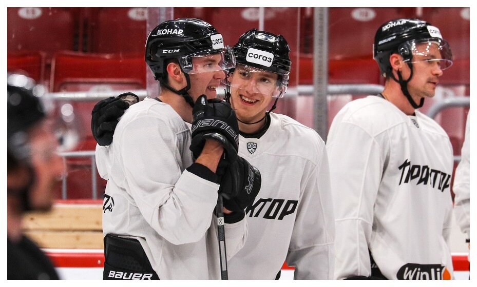    «Трактор» готовится к встречи с «Витязем». Фото: официальный сайт ХК «Трактор»