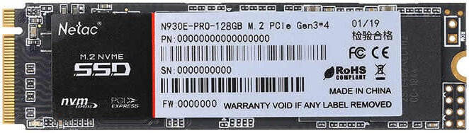 SSD диск NETAC M.2 (2280) N930E 128Gb