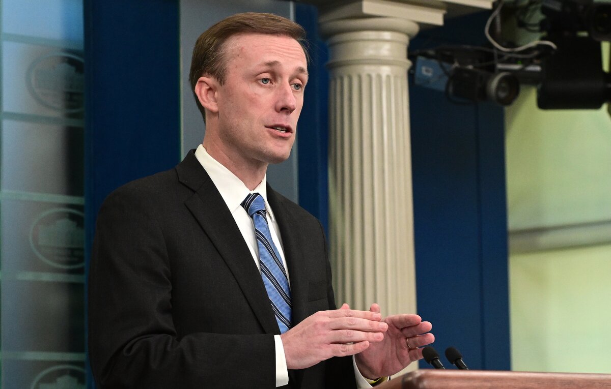    Помощник президента США по национальной безопасности Джейк Салливан  EFE/Ron Sachs/POOL