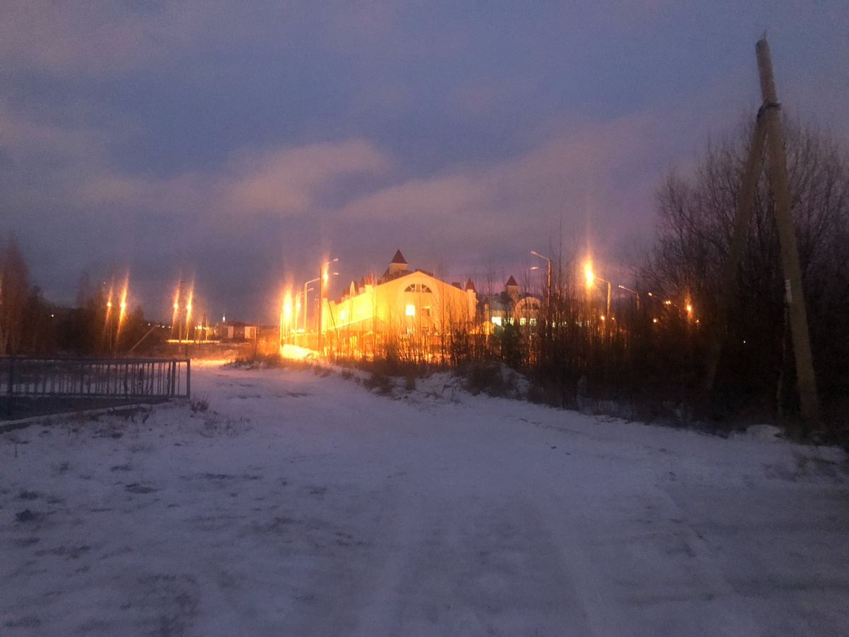 Свет "Снежинки". Фото автора