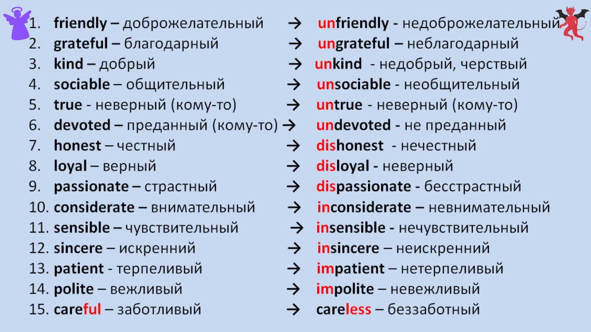 Прилагательные для описания интерьера