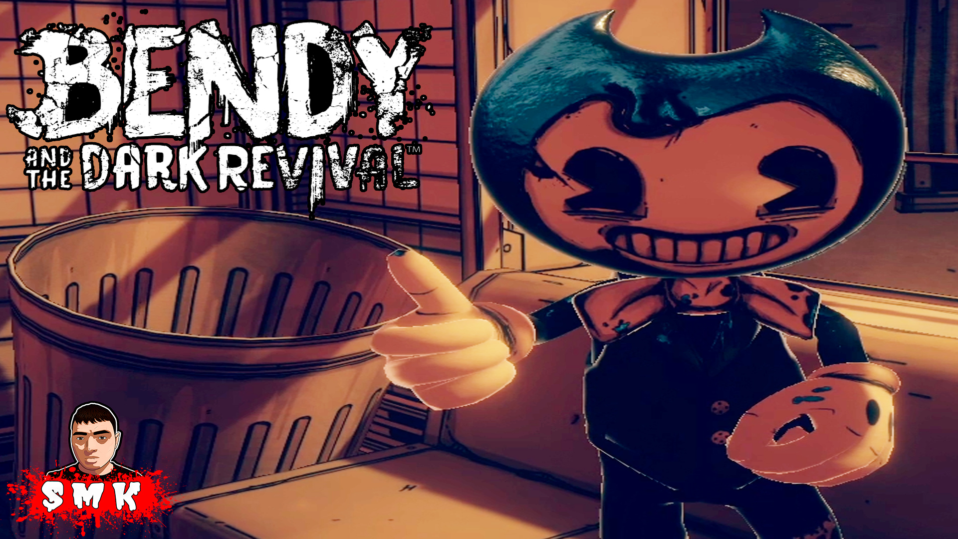 СМЕШНОЙ БЕНДИ ХОЧЕТ МНЕ ПОМОЧ!ИГРА BENDY AND THE DARK REVIVAL!БЕНДИ ТЁМНОЕ  ВОЗРОЖДЕНИЕ ПРОХОЖДЕНИЕ! | Алексей СМеРТНиК.Летсплеи Хорроров | Дзен