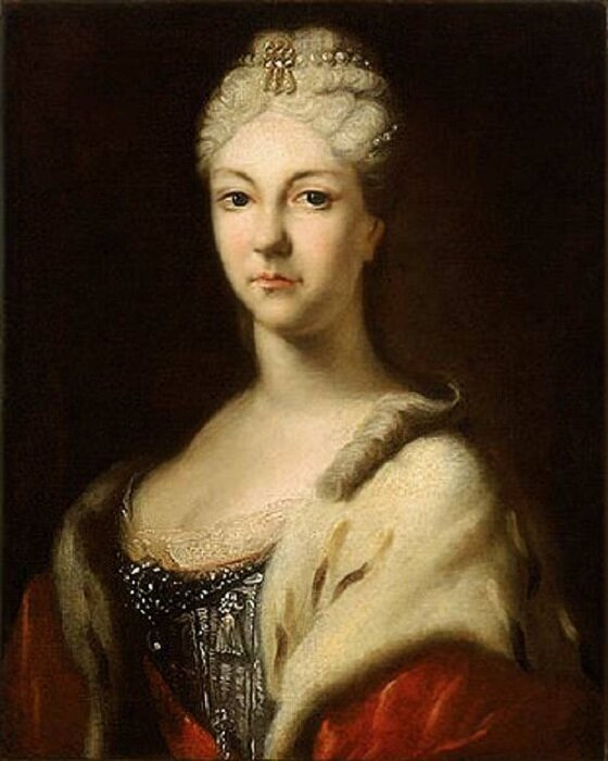 Портрет Натальи Алексеевны Автор: И.Н.Никитин. (одно из ранних произведений автора).