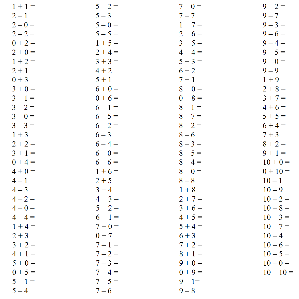 Примеры для карточек