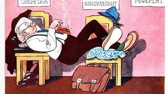 Всем из Крокодила за 1956 год, любителям острой советской карикатуры подборка.