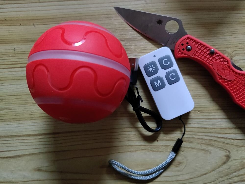 Крутящийся шарик с пультом управления - домашняя игрушка для животных. Или просто дичь!