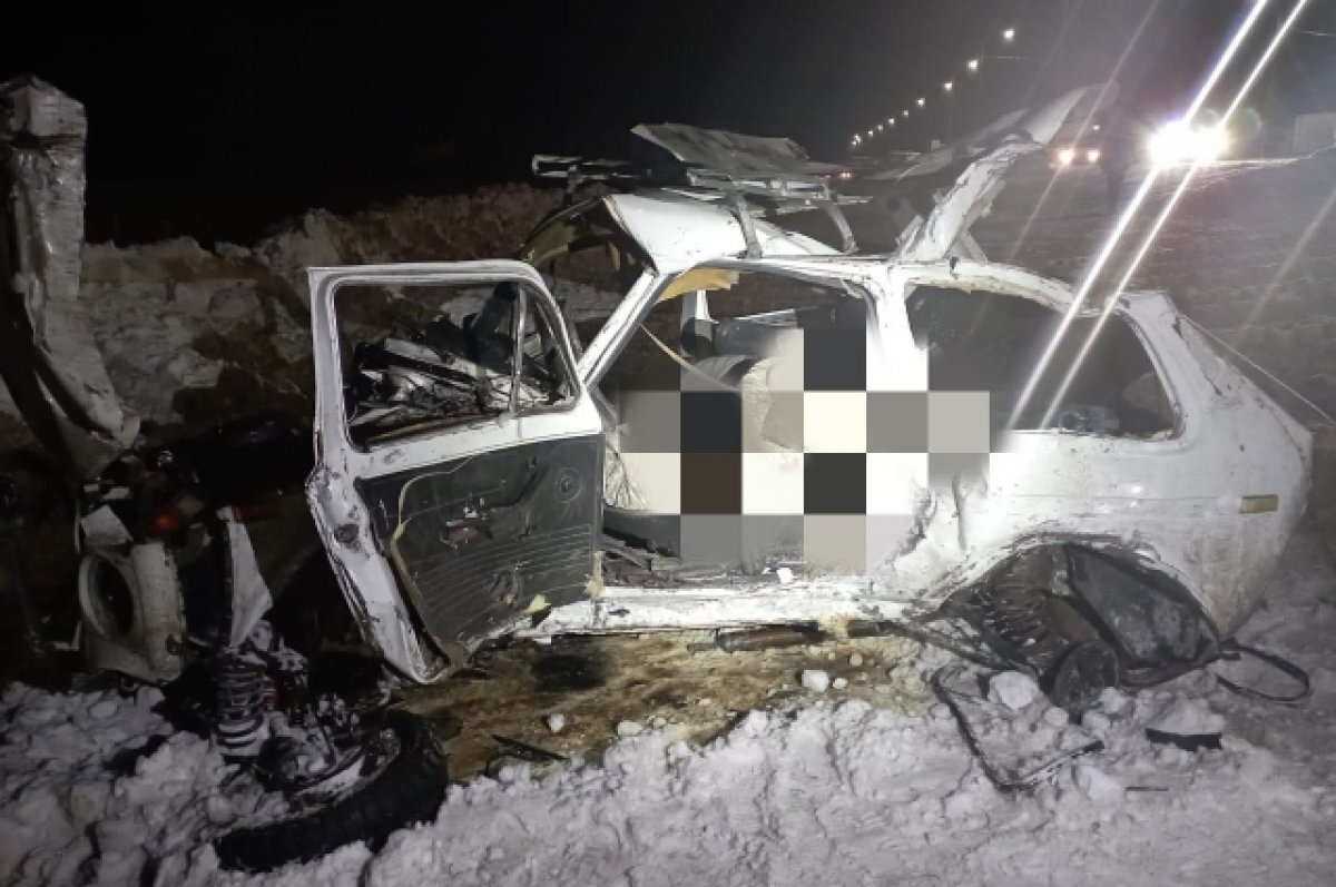    Водитель ВАЗ погиб в ДТП с грузовиком в Новосибирской области