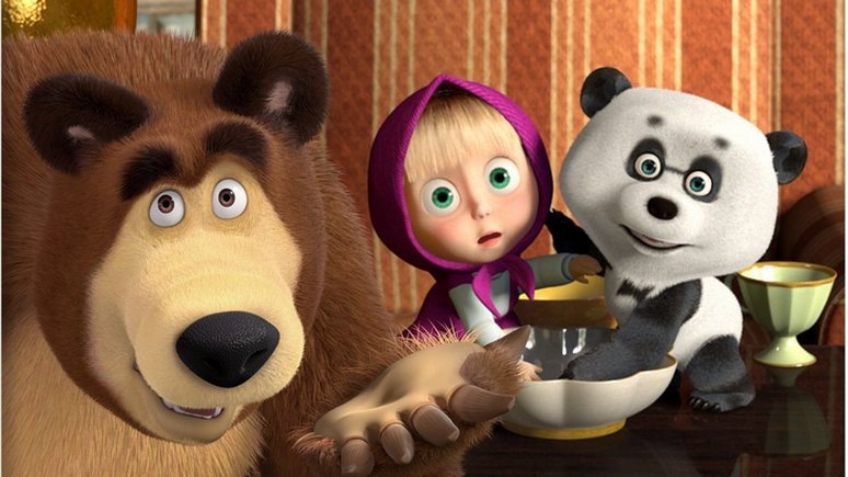 Кадр из Мультипликационного сериала "Маша и Медведь" 