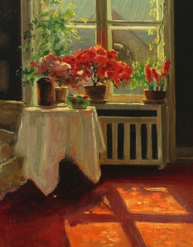 О.А.Романова. Пасха. XX в. Фрагмент