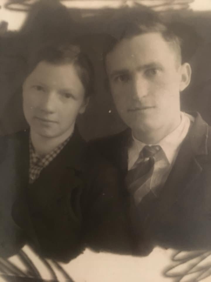 Дедушка с бабушкой. 1948 год.