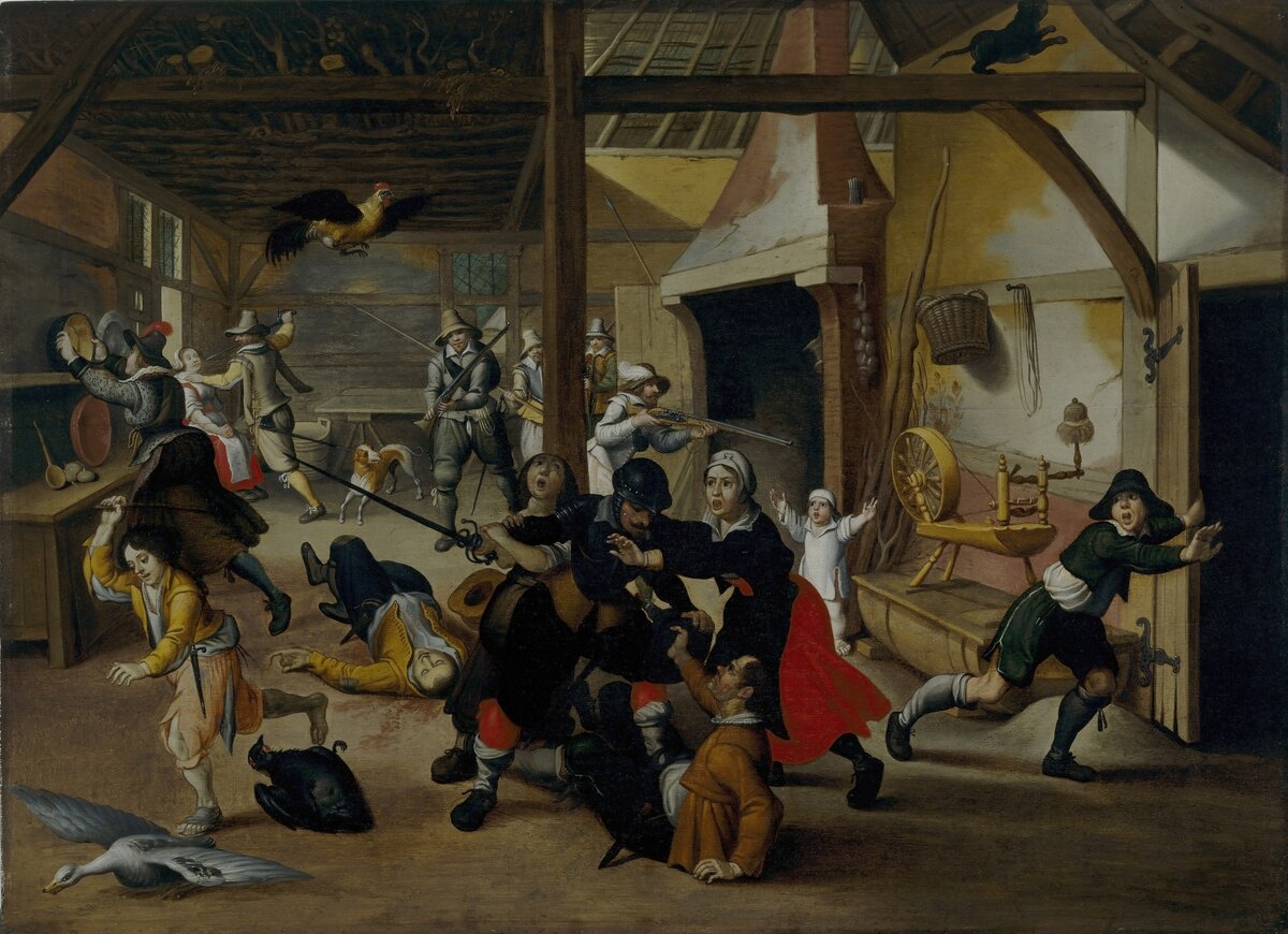 16 век средние века. Себастьян Вранкс (Sebastian Vrancx) (1573- 1647). Себастьян Вранкс картины. Себастьян Вранкс солдаты грабят ферму. Солдаты Себастьян Вранкс
