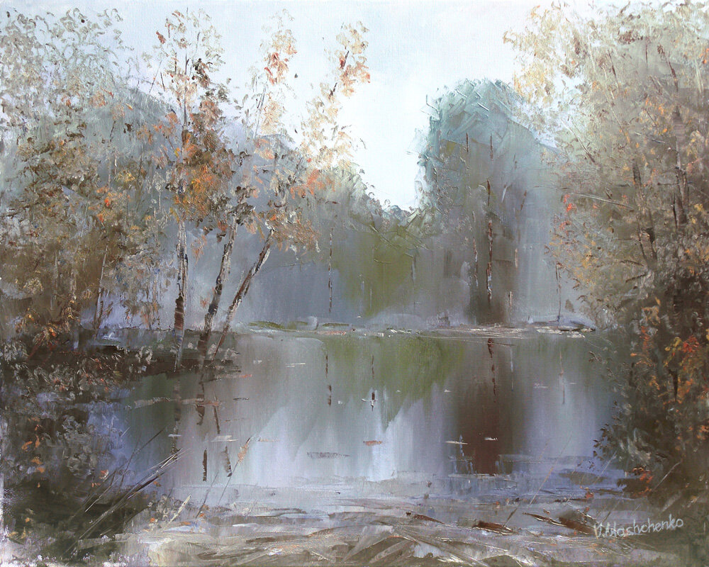 Осенний пруд, 2014г