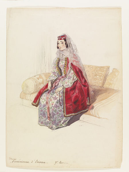 Армянская национальная одежда: женский костюм | Армянский музей Москвы |  Дзен