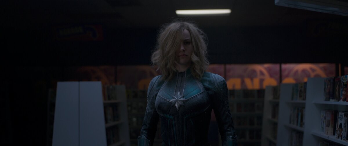 Кадр из фильма "Капитан Марвел" 2019 года