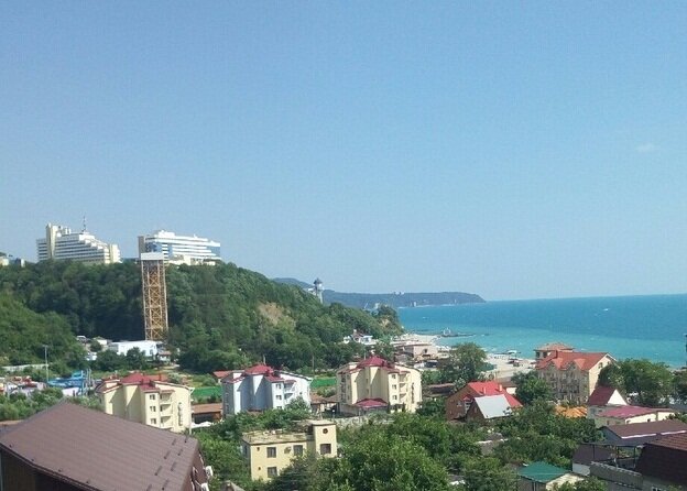 Вид из окна гостевого дома "Анастасия"