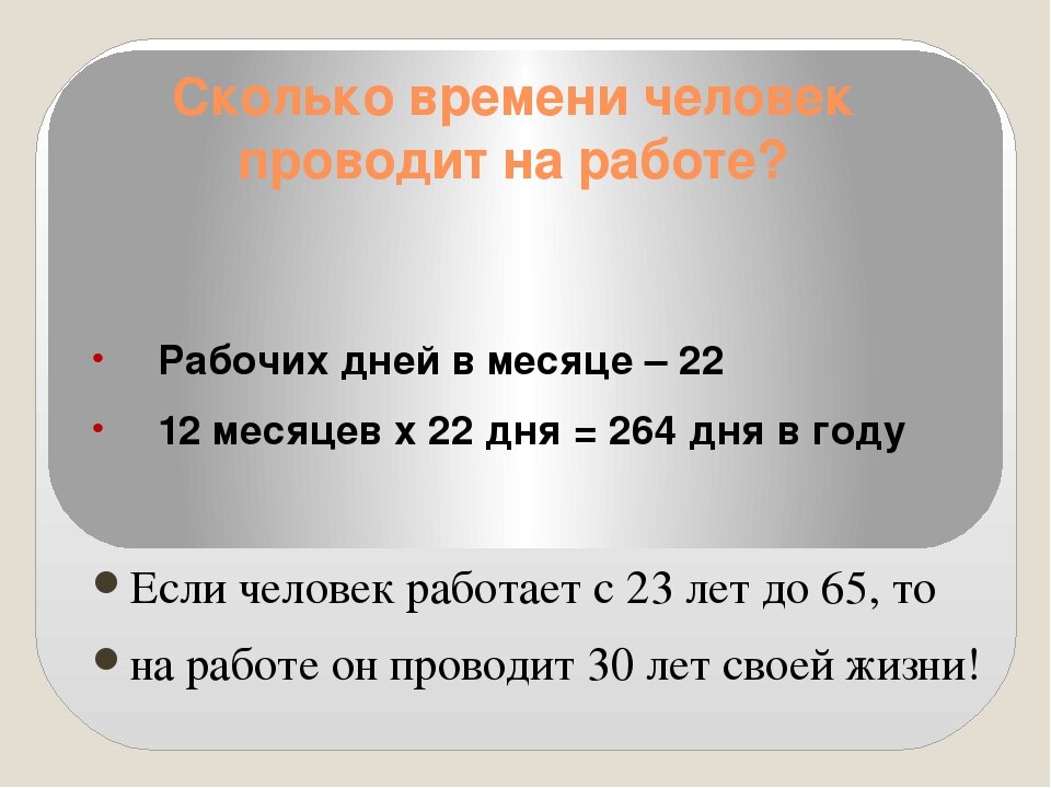 Только представьте! Минимум 30 лет!