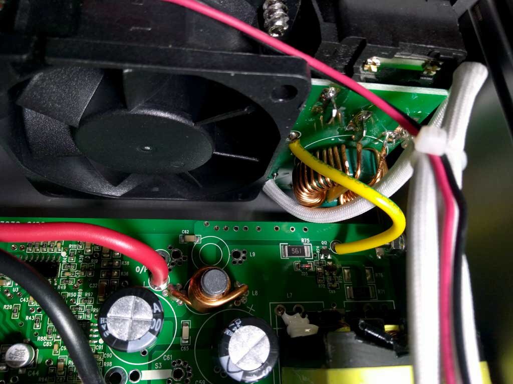 Вентилятор охлаждения и сетевой фильтр