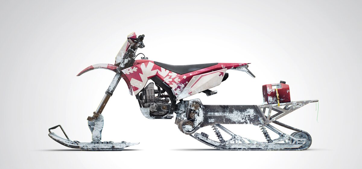 Во-первых, в обновлении 0.16.5 добавлен новый транспорт — снежный байк, который заменит на карте Викенди обычный мотоцикл. Это быстрый и маневренный транспорт, но совсем уж не прочный — байк взрывается с 20 выпущенных в него пуль калибра 7,62. 