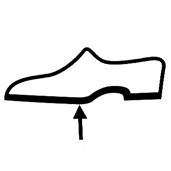 Shoes materials symbols. Footwear labels. Shoes properties glyph. Vector icons В
