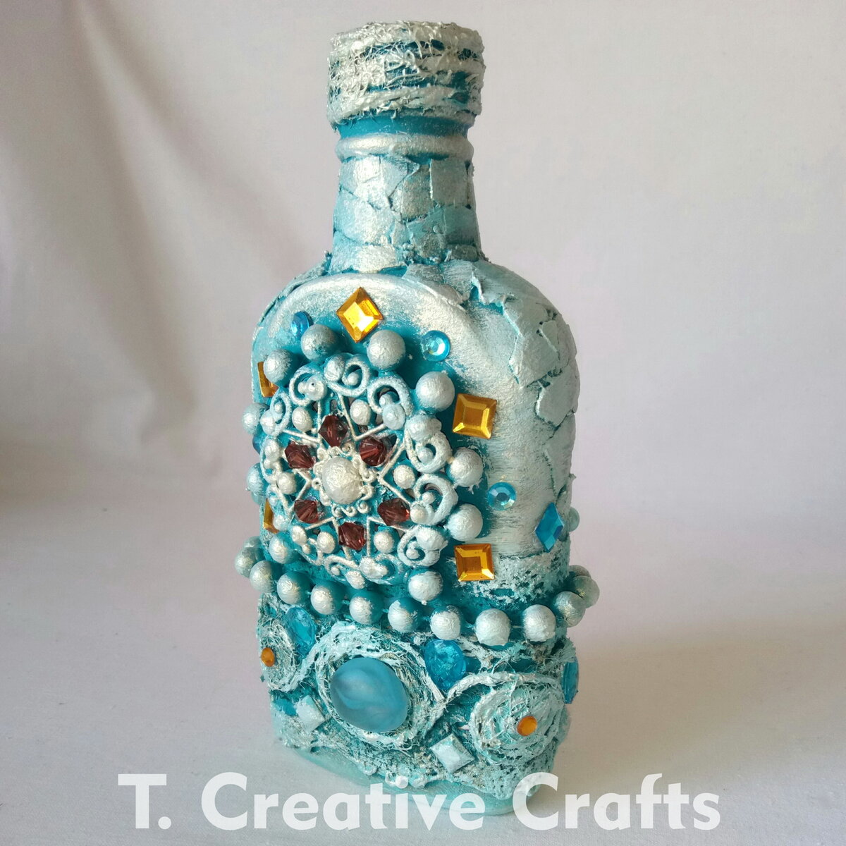 Светильники из стеклянных бутылок