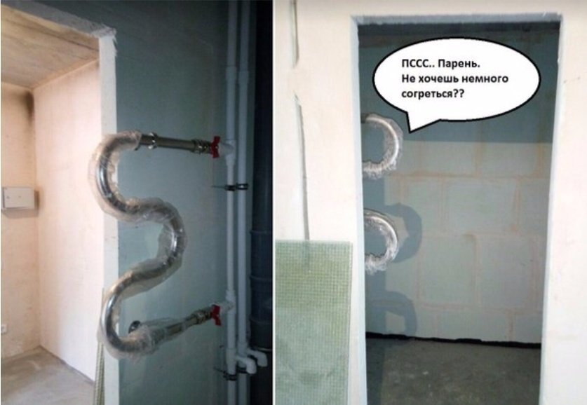 Что-то подобное вы можете увидеть после некачественного ремонта!