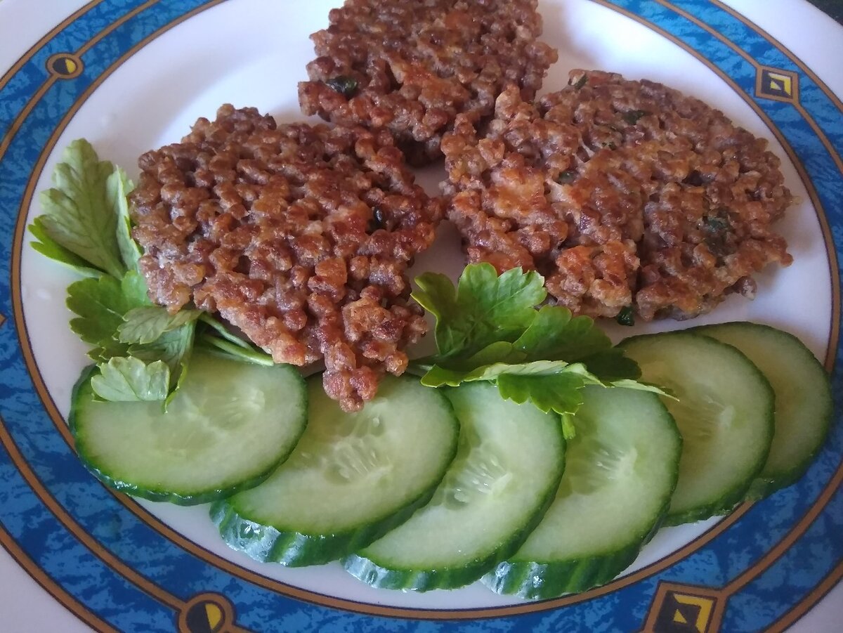 Гречники с беконом