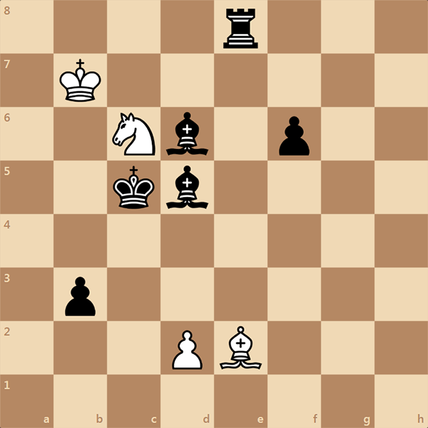 Белые начинают и ставят мат в 1 ход.